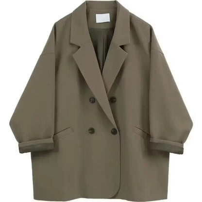 Tailored Double-Breasted Blazer
