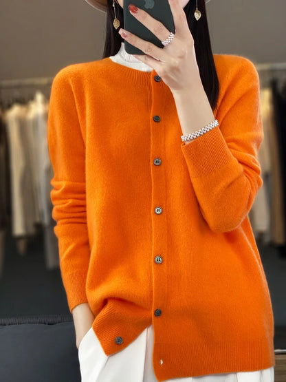 Fine Wool-Blend Crew-Neck Sweater