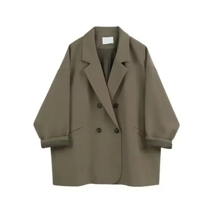 Tailored Double-Breasted Blazer