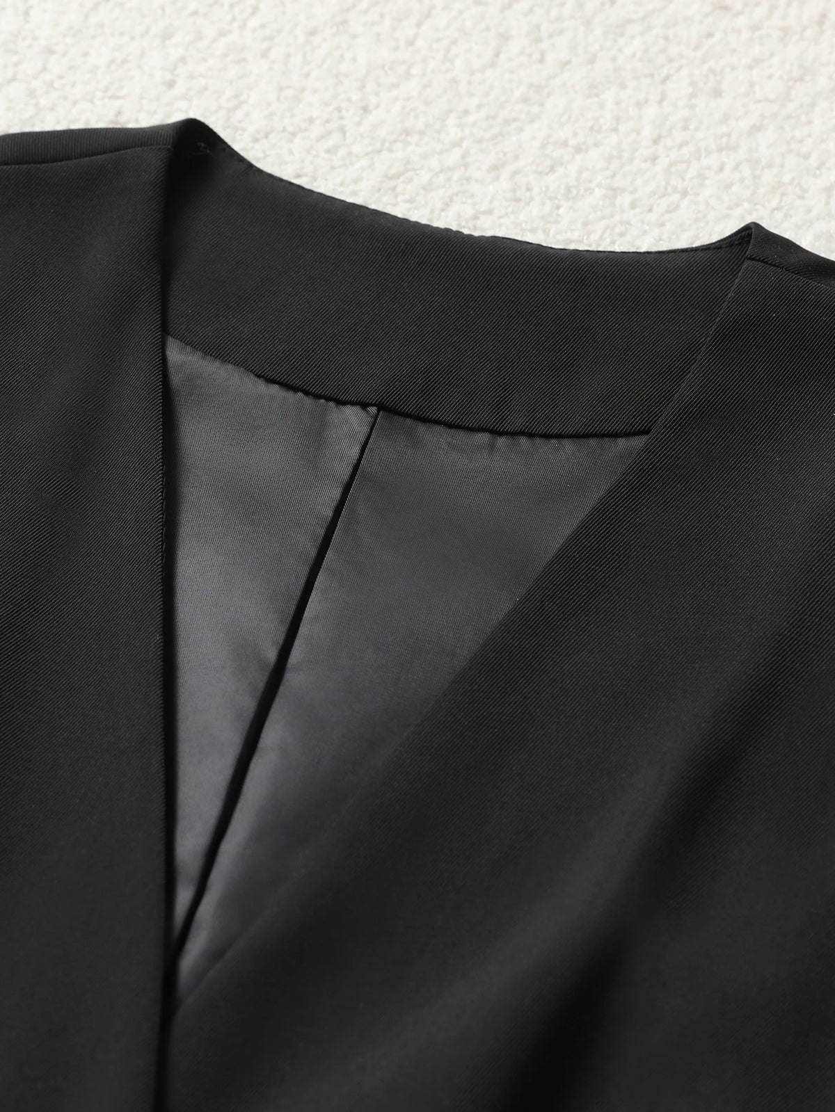 Peplum Waistcoat with Chiffon Hem