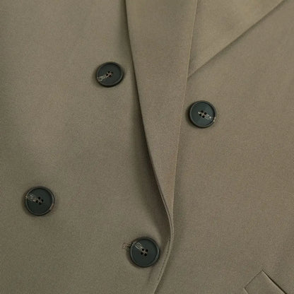 Tailored Double-Breasted Blazer